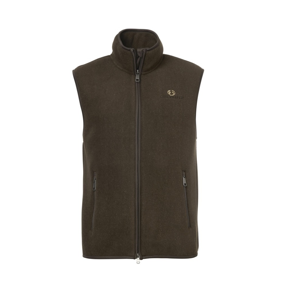 gilet-polaire-mainstone-homme-marron-face