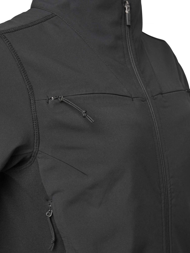 veste-nimrod-femme-noir-coupe-vent-trois-quart