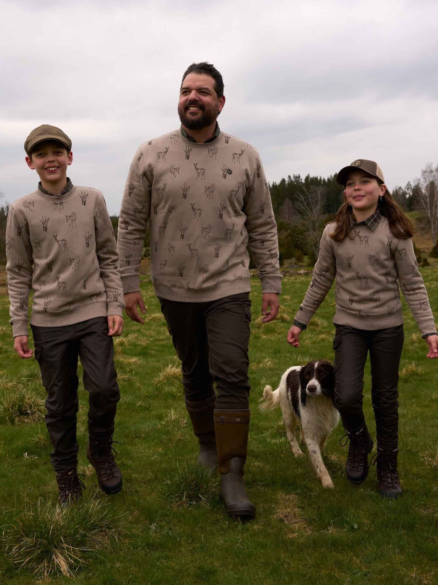 sweat-chevreuil-homme-chevalier-famille-chasse