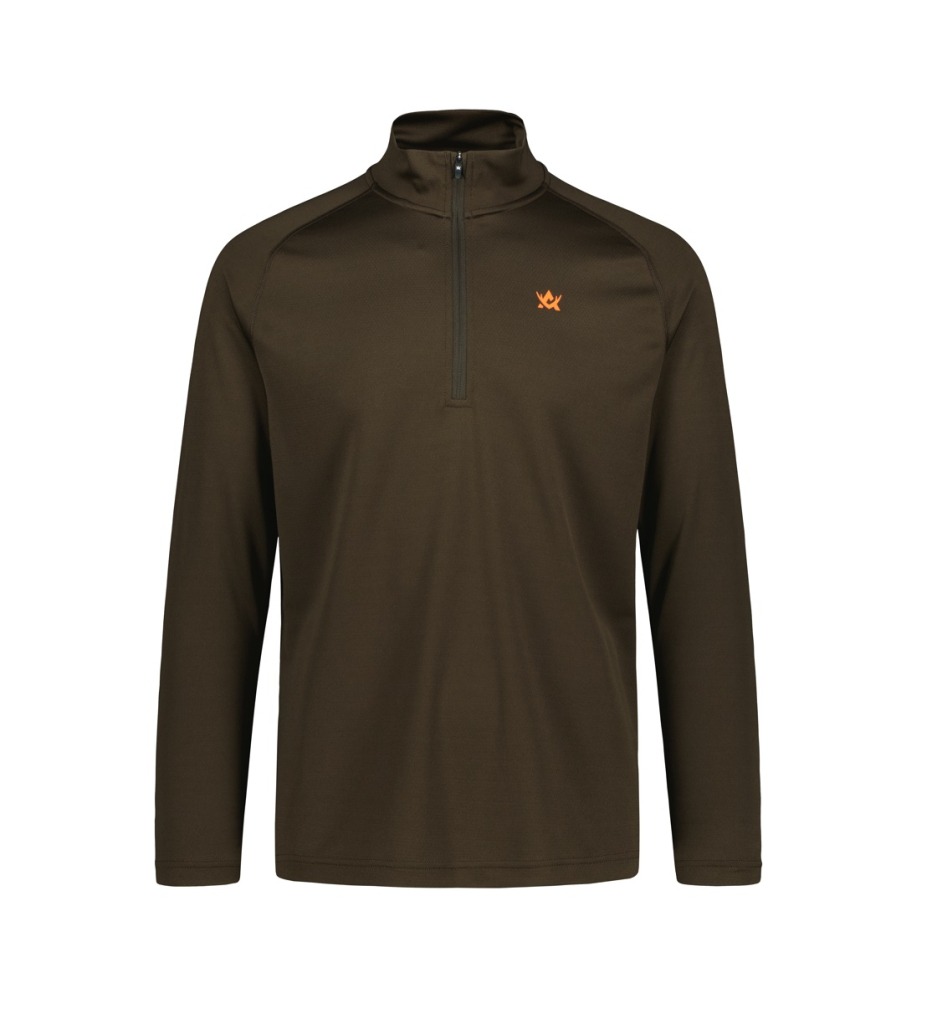 CoolDry Ms Half-Zip Top 510562 Brown_Front