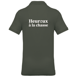 polo-homme-heureux-chasse-dos-khaki