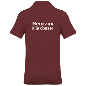 polo-homme-heureux-chasse-dos-wine