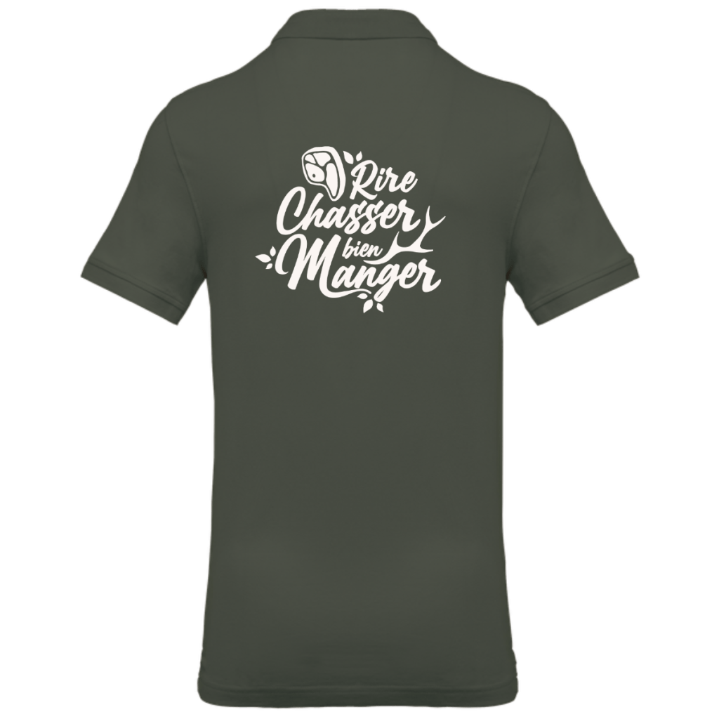 polo-homme-rire-chasser-manger-dos-khaki
