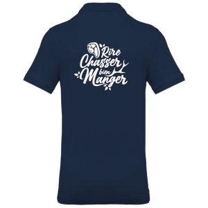 polo-homme-rire-chasser-manger-dos-navy