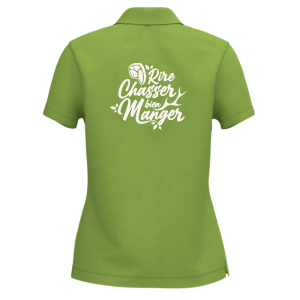 polo-rire-chasser-bien-manger-femme-dos-vert-lime