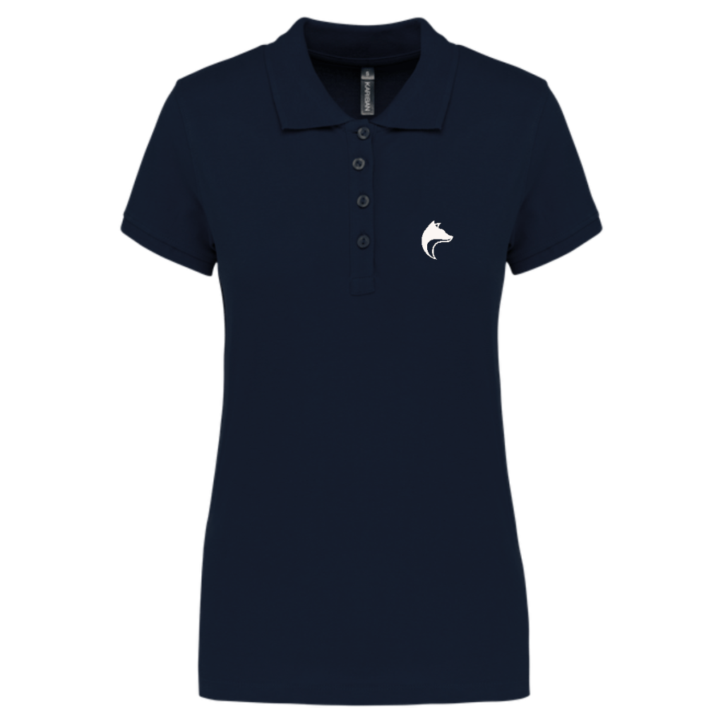 polo-tete-renard-femme-face-navy