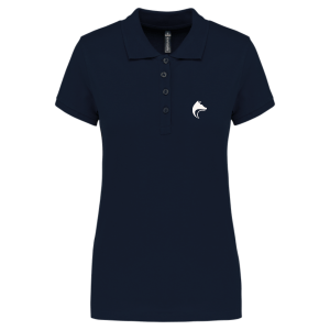 polo-tete-renard-femme-face-navy