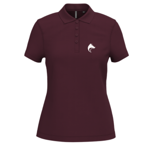 polo-tete-renard-femme-face-vin