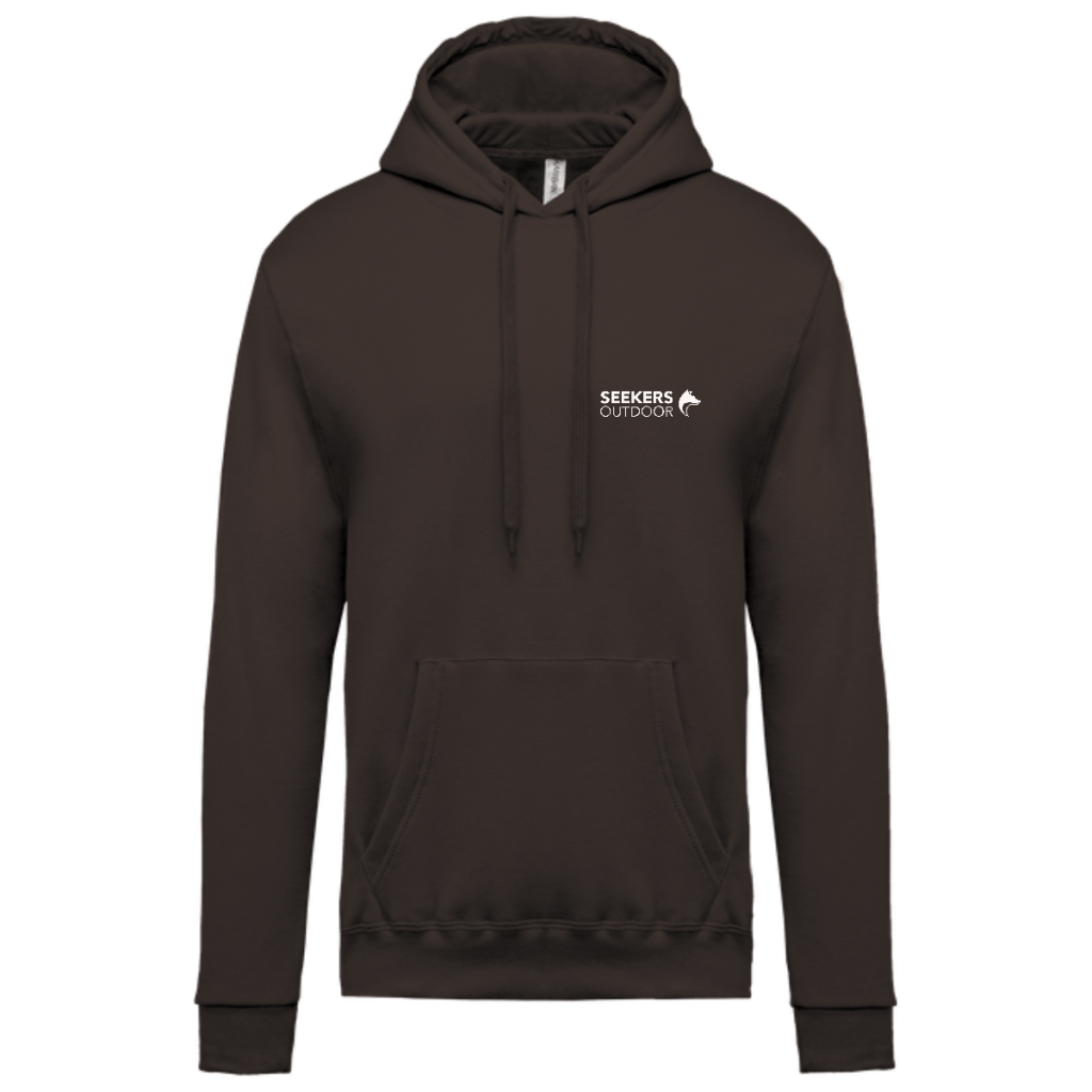 sweat-capuche-heureux-chasse-seekers-face-marron