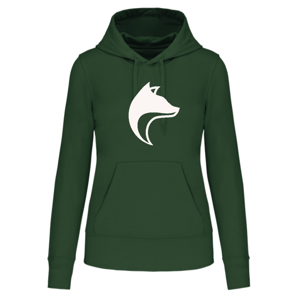 sweat-femme-grand-renard-face-vert-foret