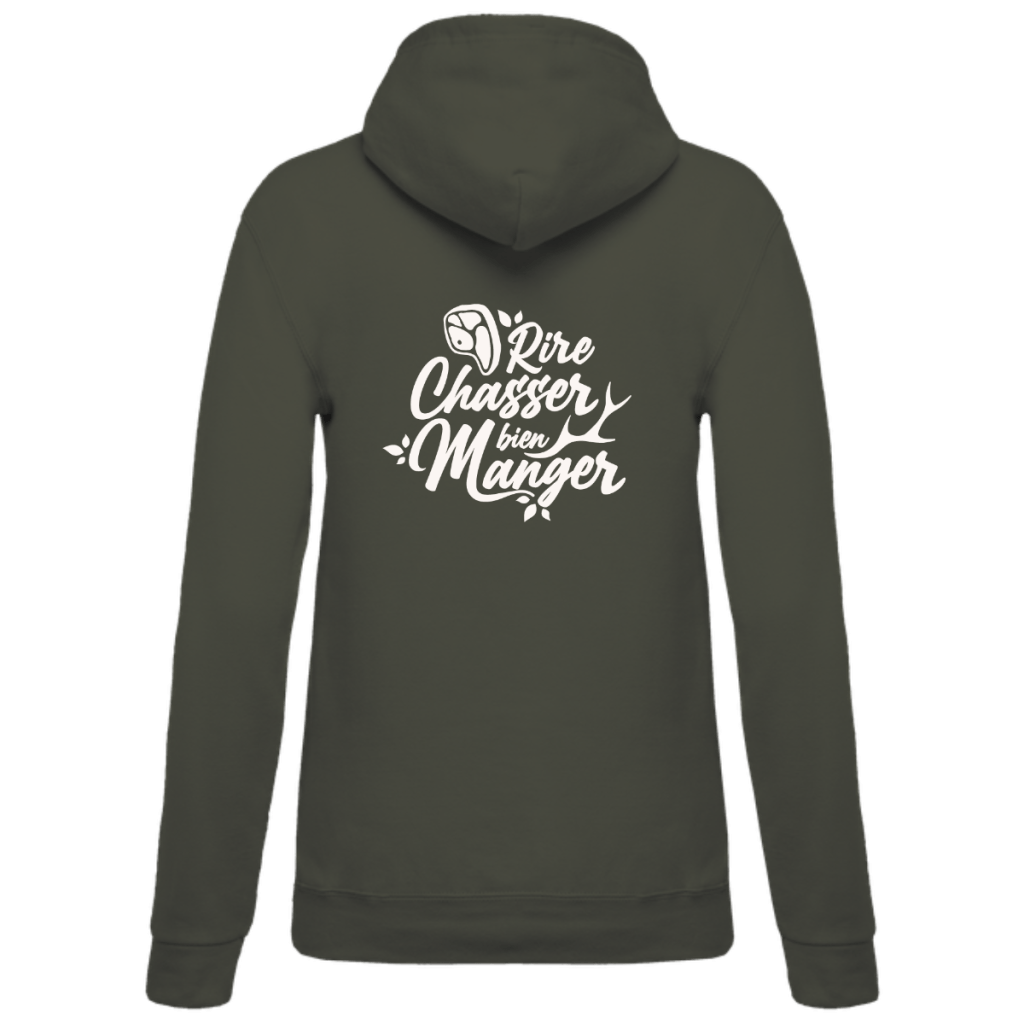 sweat-femme-seekers-rire-chasser-manger-dos-kaki
