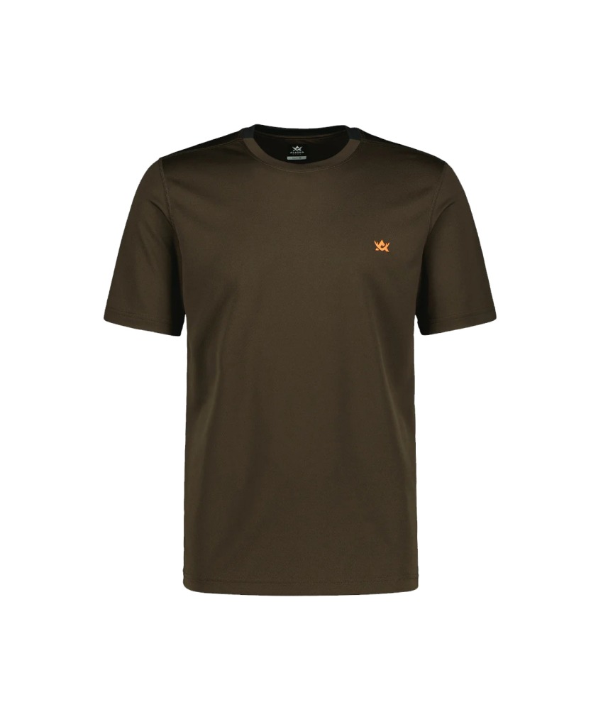 t-shirt-manches-courtes-thermodry-alaska-marron-face