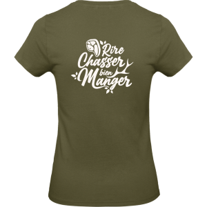 t-shirt-rire-chasser-bien-manger-femme-dos-urban-khaki