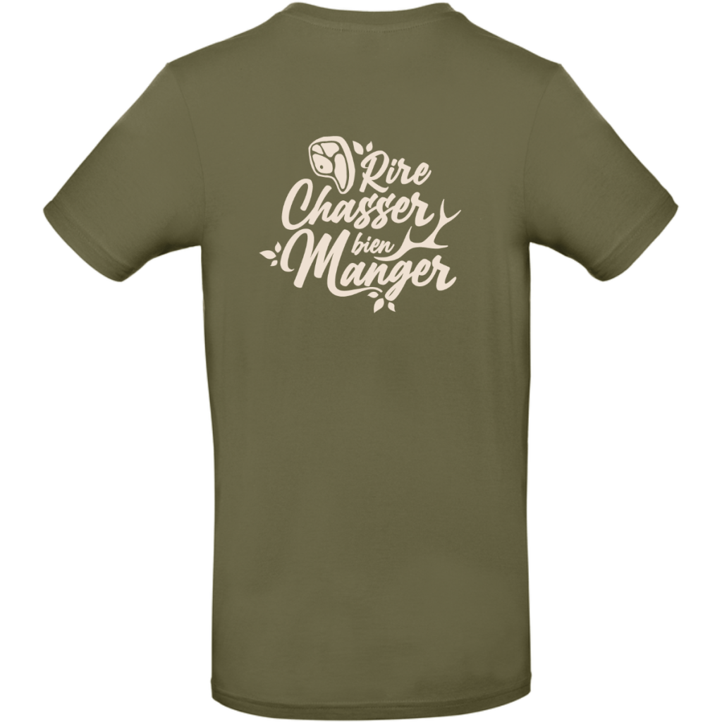 t-shirt-rire-chasser-bien-manger-homme-dos-urban-khaki