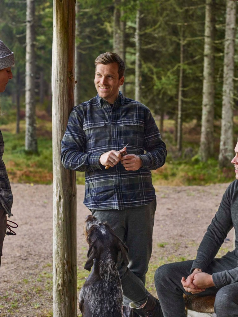 chemise-heron-flannel-green-checked-chevalier-chasse