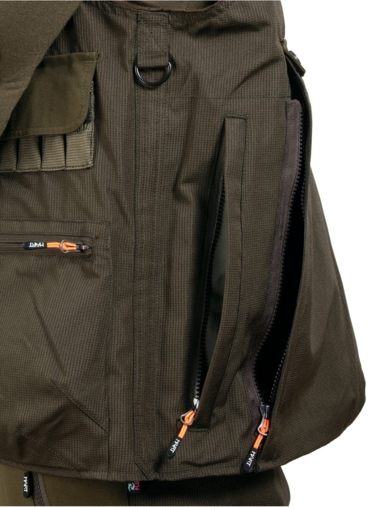 gilet-becassier-armotion-class-marron-hart-detail