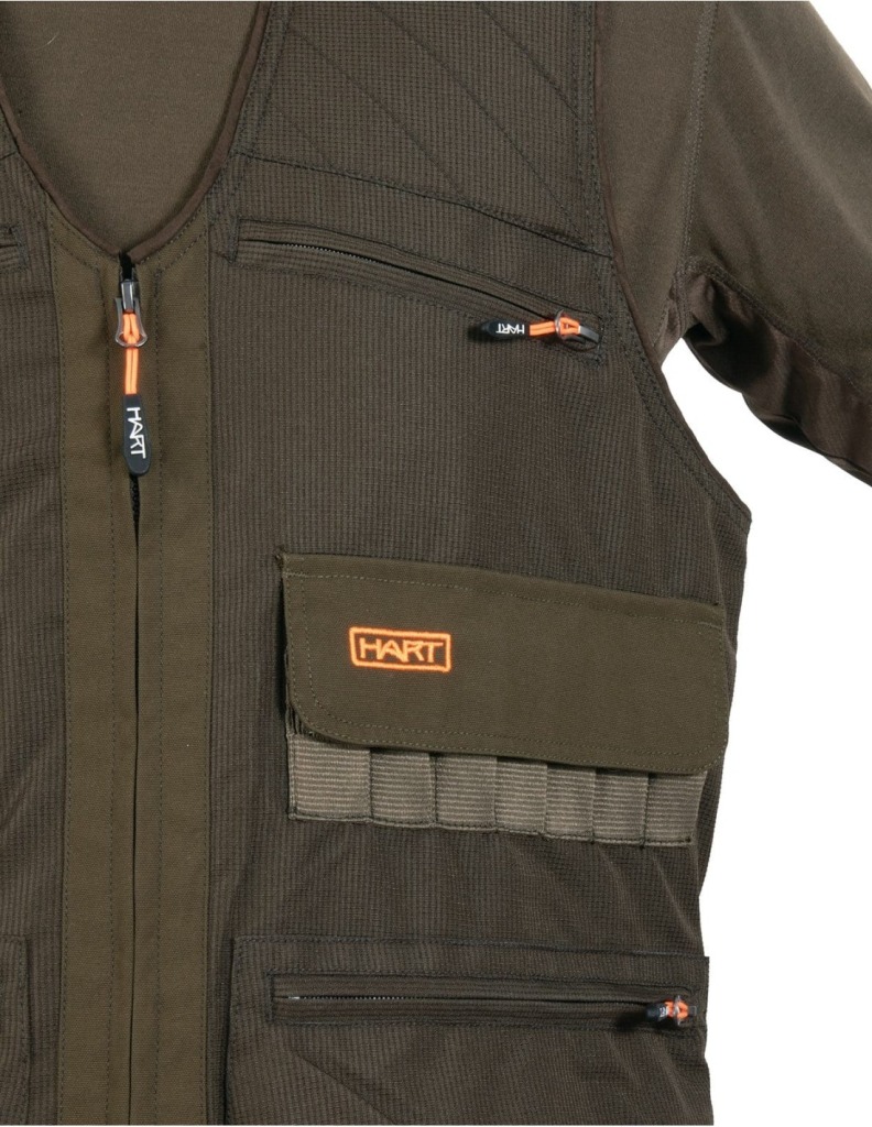 gilet-becassier-armotion-class-marron-hart-poche